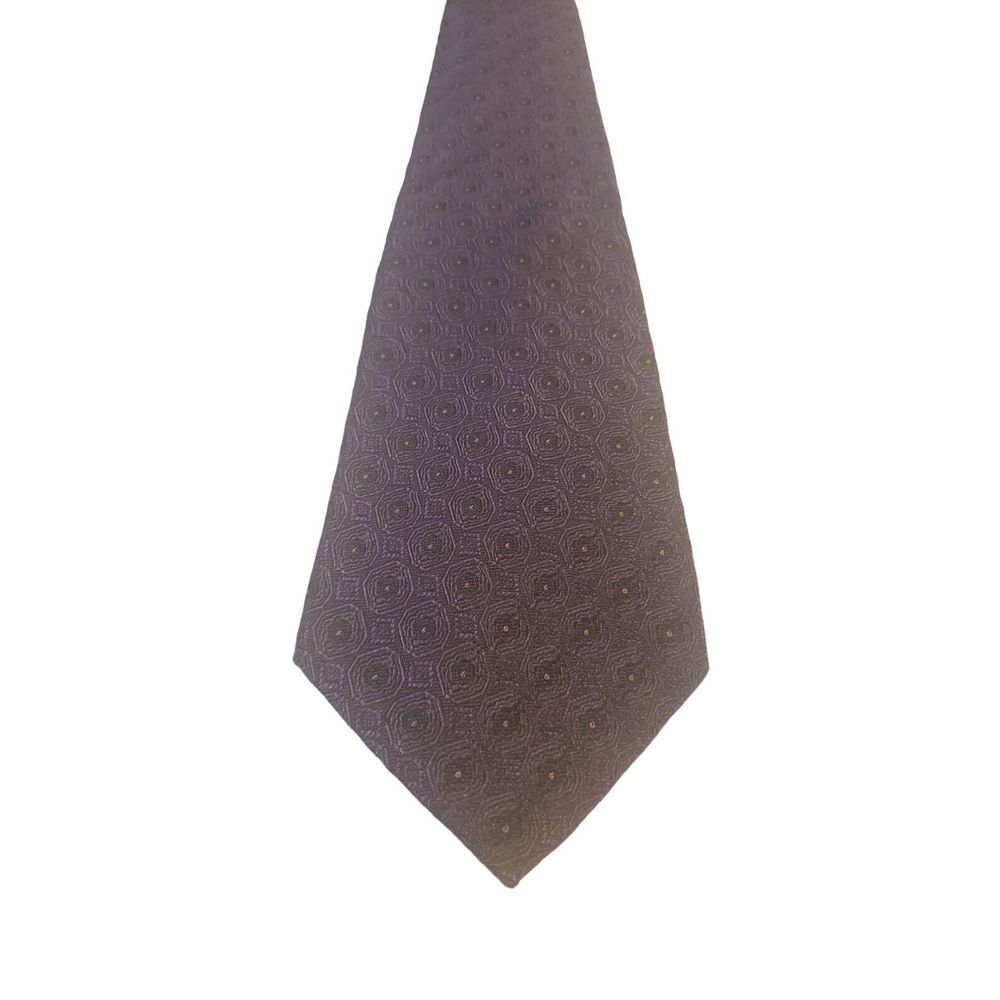 Allen Lolly Nottingham England Made In USA 100% Woven Silk Mens Neck Tie